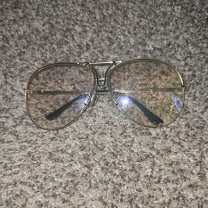 Gold Aviator Sunglasses
